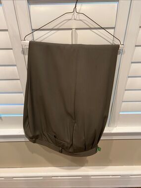 Pronto Uomo Classic Olive Green Dress Pants 46x30